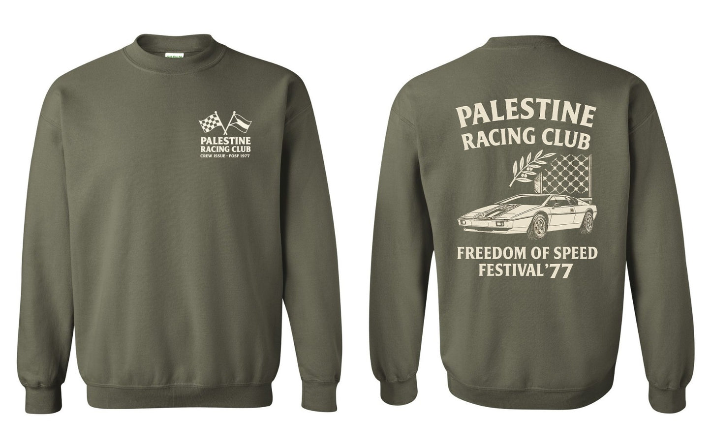 Freedom of Speed Festival, 1977 Crew Issue Soft Crewneck Sweatshirt