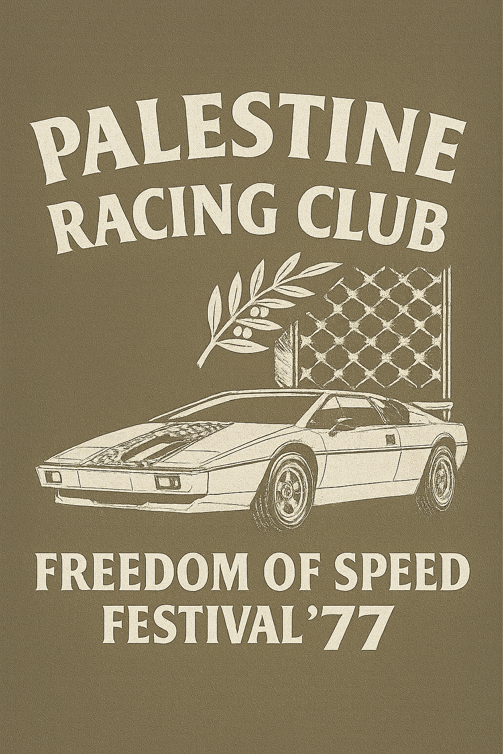 Freedom of Speed Festival, 1977 Crew Issue Soft Crewneck Sweatshirt
